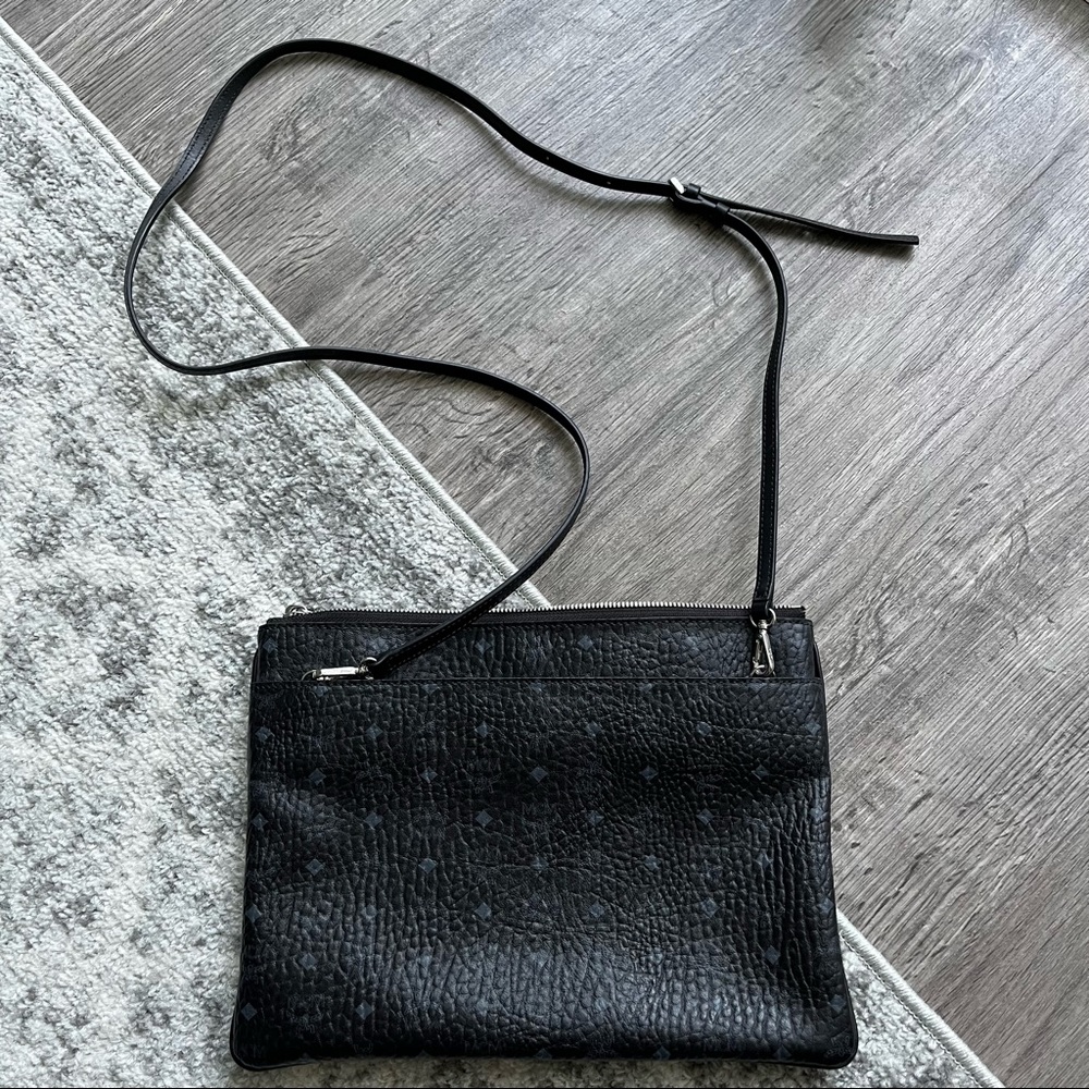MCM Visetos Pouch Crossbody
